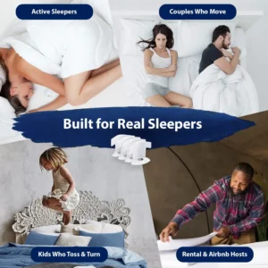 🔥 Flash Sale 70% OFF 🛏️ Alignora™ No-Slip Sheet Lock Holders (4PCs) 🔗 Stops Slipping Instantly